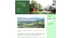 Desktop Screenshot of invercauldlodges.co.uk